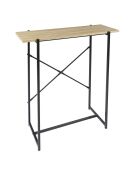 Console Loka marron/noir - 80x82x30 cm