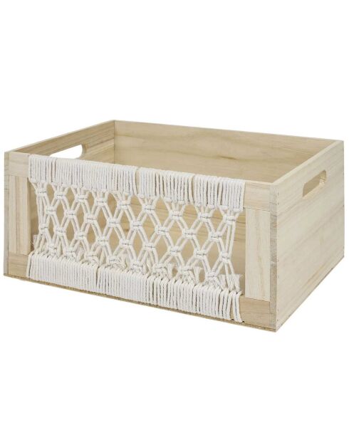 3 Caisses Boho beige/marron