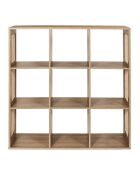 Rangement modulable Bali marron - 99.6x99x32 cm