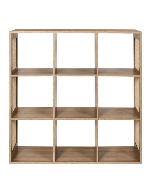 Rangement modulable Bali marron - 99.6x99x32 cm