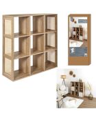 Rangement modulable Bali marron - 99.6x99x32 cm
