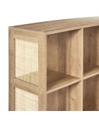 Rangement modulable Bali marron - 99.6x99x32 cm