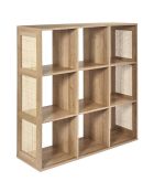 Rangement modulable Bali marron - 99.6x99x32 cm