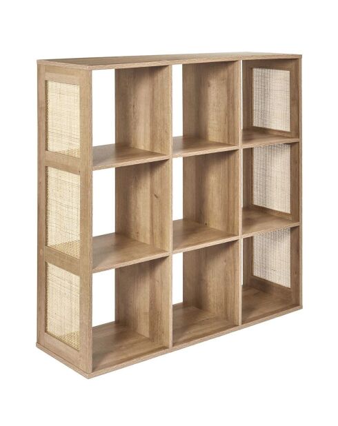 Rangement modulable Bali marron - 99.6x99x32 cm