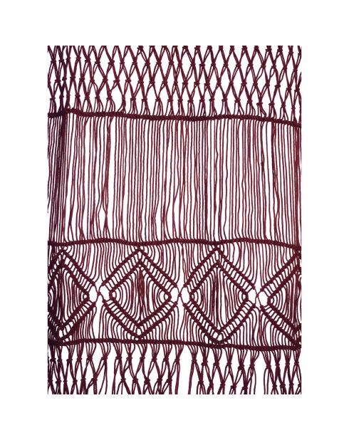 Tenda in macramè a rete carminia - 100x280 cm