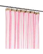Voilage Tulle framboise - 120x300 cm