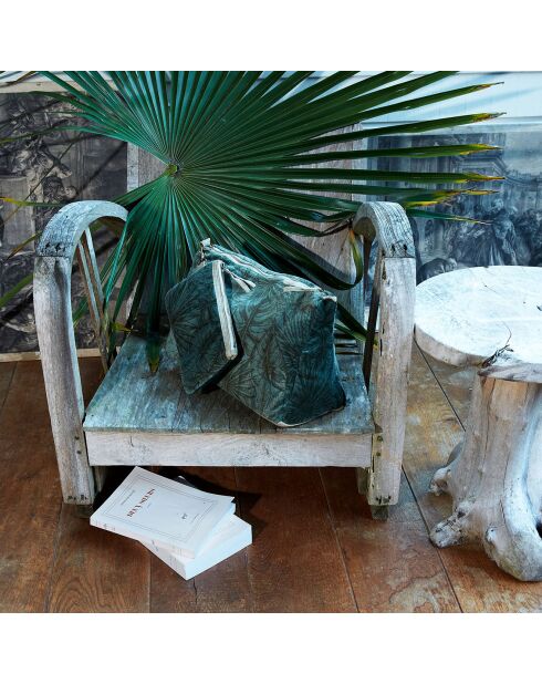 Custodia piatta Goa celadon + borsa da toilette