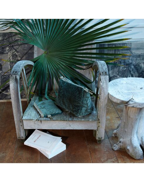 Custodia piatta Goa celadon + borsa da toilette