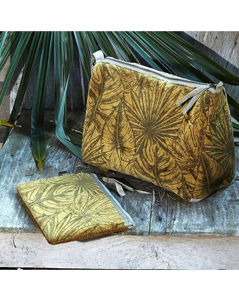 Custodia piatta Goa curry + borsa da toilette