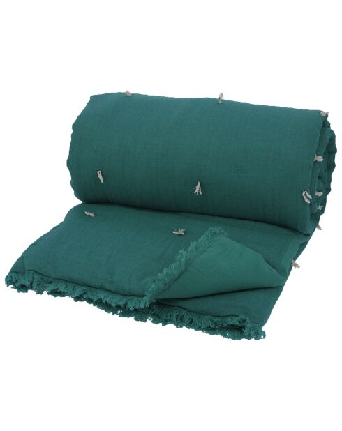 Bettdecke Etamine, Leinen, gemischte Ente, 140 x 240 cm