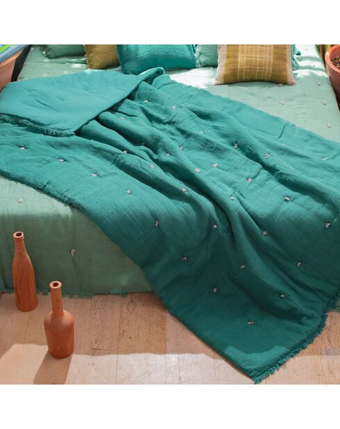 Bettdecke Etamine, Leinen, gemischte Ente, 140 x 240 cm