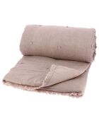 Bettdecke Etamine Leinenmischpuder - 140x240 cm