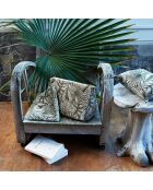 Goa beigefarbener Flachkoffer mit WC-Tasche