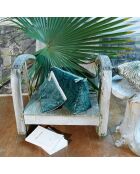 Custodia piatta Goa celadon + borsa da toilette