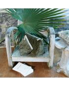 Platte koffer Goa olive + toilettas