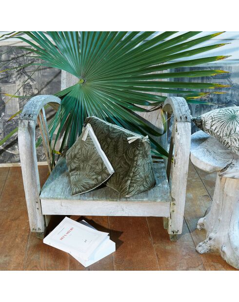 Custodia piatta Goa olive + borsa da toilette