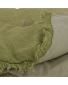 Colcha Etamine en mezcla de lino caqui, 220 x 240 cm