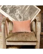 Anna fluwelen kussenhoes poederroze - 25x35 cm