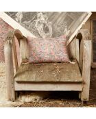 Anna fluwelen kussenhoes poederroze - 25x35 cm