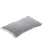 Funda de cojín Anna de terciopelo beige - 30x45 cm