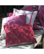 Housse de coussin Macrame carmin - 35x50 cm
