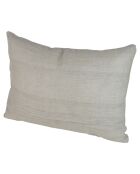 Funda de cojín en mezcla de lino y frambuesa tropical, 35 x 50 cm