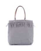 Middelgrote dubbele draagtas van lavendel - 36x36x12 cm