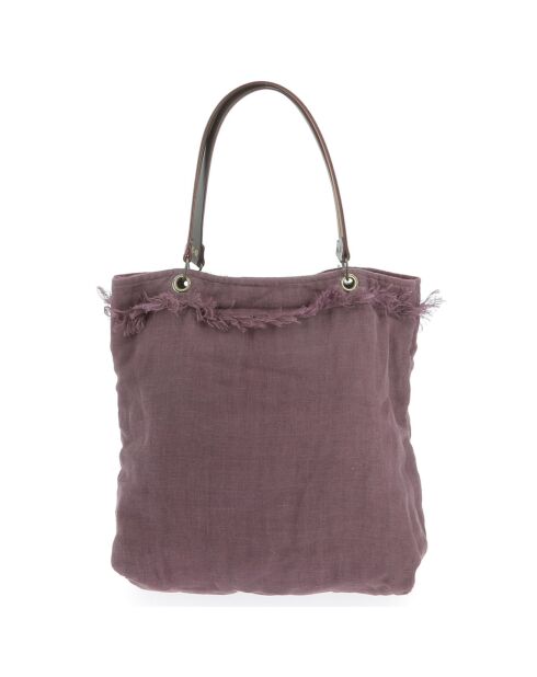 Sac Cabas Medium Double prune - 36x36x12 cm
