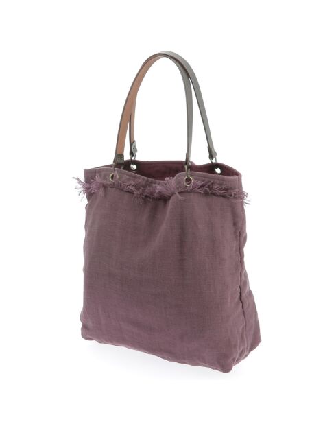 Sac Cabas Medium Double prune - 36x36x12 cm