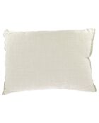 Funda de cojín de tweed de lino natural Varanasi - 40x55 cm