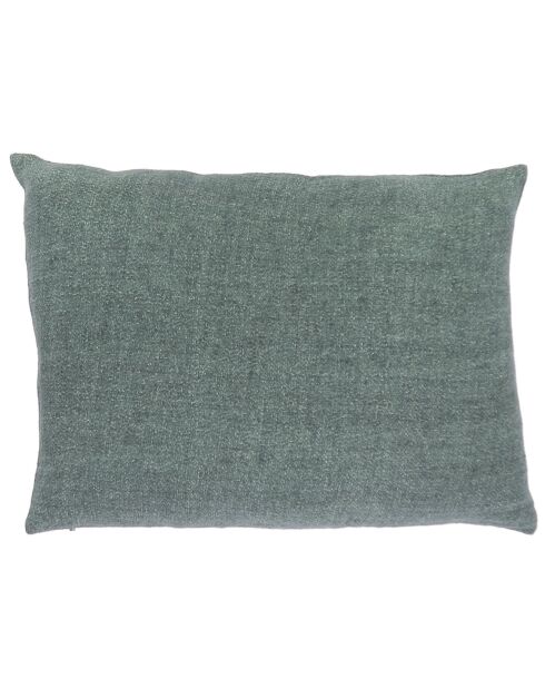 Varanasi grijs linnen tweed kussenhoes - 40x55 cm