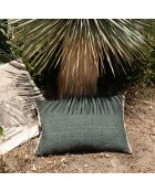 Varanasi grijs linnen tweed kussenhoes - 40x55 cm