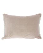 Funda de cojín Medicis de terciopelo arena - 40 x 55 cm