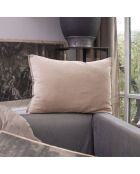 Funda de cojín Medicis de terciopelo arena - 40 x 55 cm