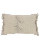 Funda de cojín Etaminee de terciopelo natural - 40x55 cm