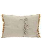 Housse de coussin Etaminee velours tabac - 40x55 cm