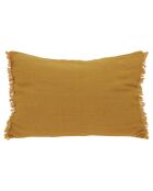 Housse de coussin Etaminee velours tabac - 40x55 cm