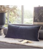 Housse de coussin Medicis velours beluga - 45x100 cm