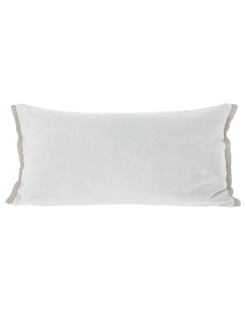 Funda de cojín Medicis de terciopelo crudo, 45 x 100 cm