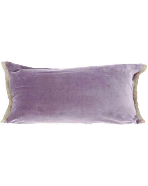 Housse de coussin Medicis velours mauve - 45x100 cm