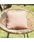 Fodera per cuscino Linon in lino rosa - 45x45 cm