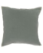 Housse de coussin Linon toile de lin encre - 45x45 cm