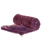 Comodino Goa in velluto rubino - 90x200 cm