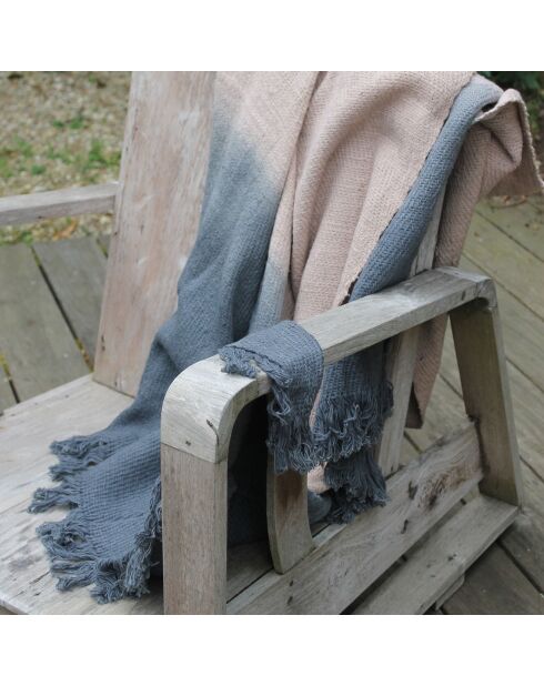 Kadhi Plaid - Grauer Farbton - 130x200 cm