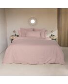 Drap housse en Lin Lavé Hortense rose