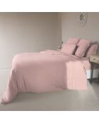 Drap housse en Lin Lavé Hortense rose