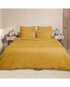 Drap housse en Satin de Coton Julia jaune