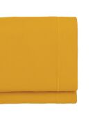 Drap plat en Satin de Coton Julia jaune