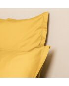 Housse de couette en Satin de Coton Julia jaune