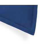 2 Taies d'oreiller en Satin de Coton Julia bleues